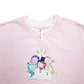 Womens Pink Decorated Originals Snowmen Crewneck Jumper