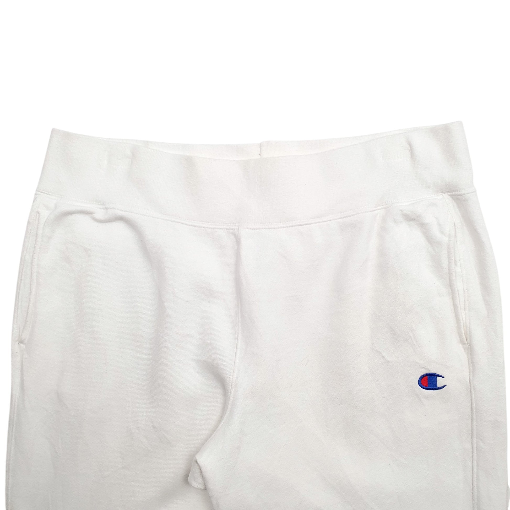 Mens White Champion  Jogger Trousers