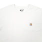 Mens White Carhartt Loose Fit Short Sleeve T Shirt