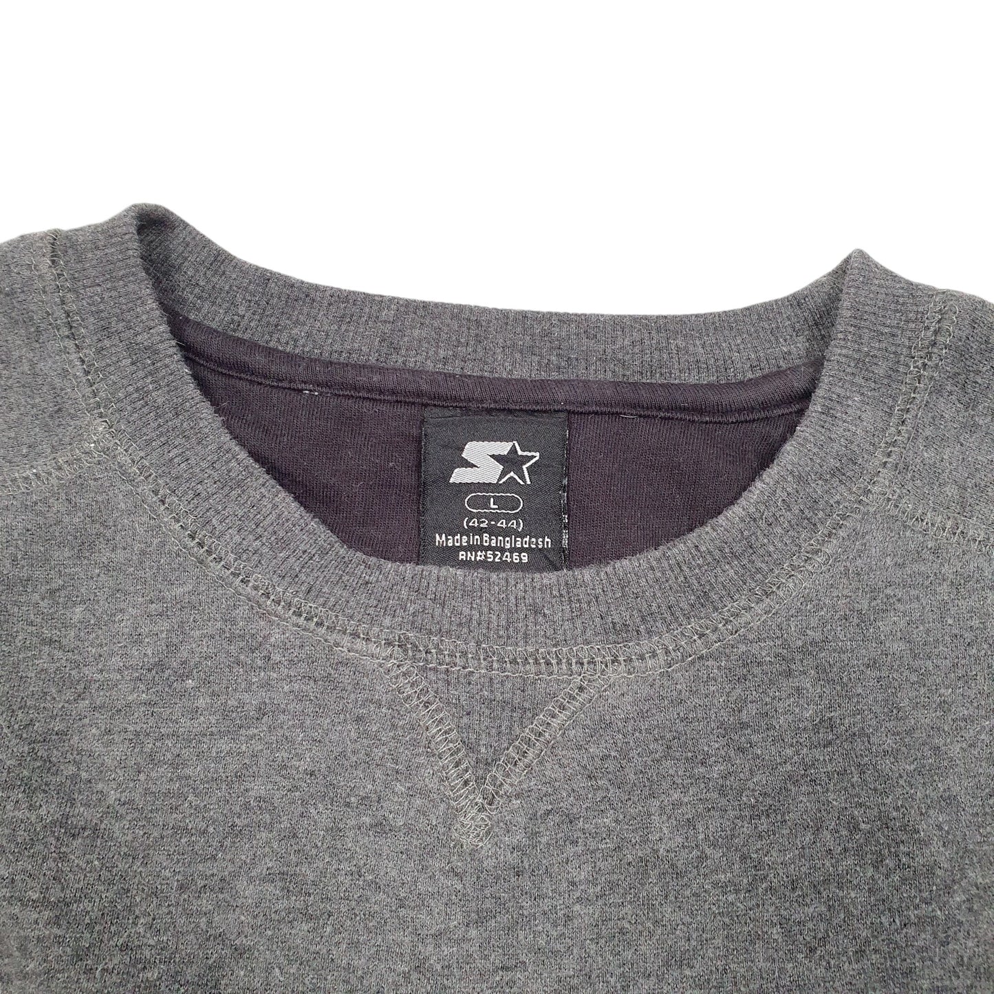 Mens Grey Starter  Crewneck Jumper