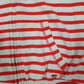 Womens Red Tommy Hilfiger Hoodie Striped Full Zip Jumper