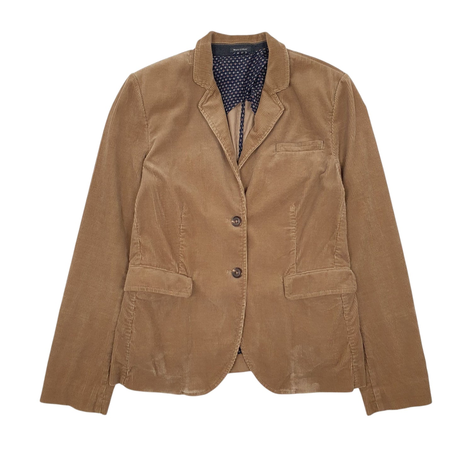 Womens Brown Marc O Polo Corduroy Cardigan Coat