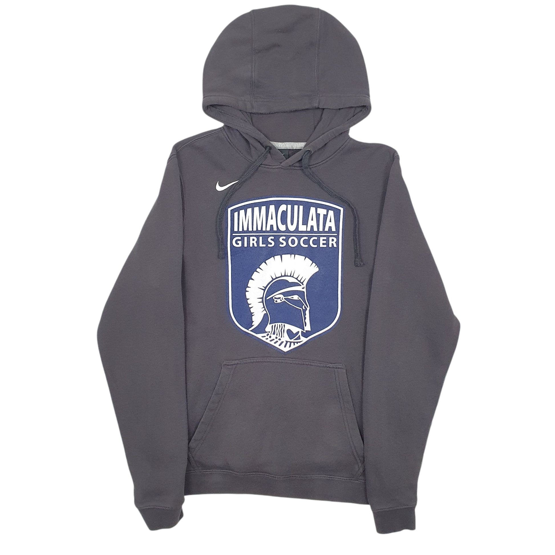 Womens Grey Nike Immaculata Hoodie Jumper