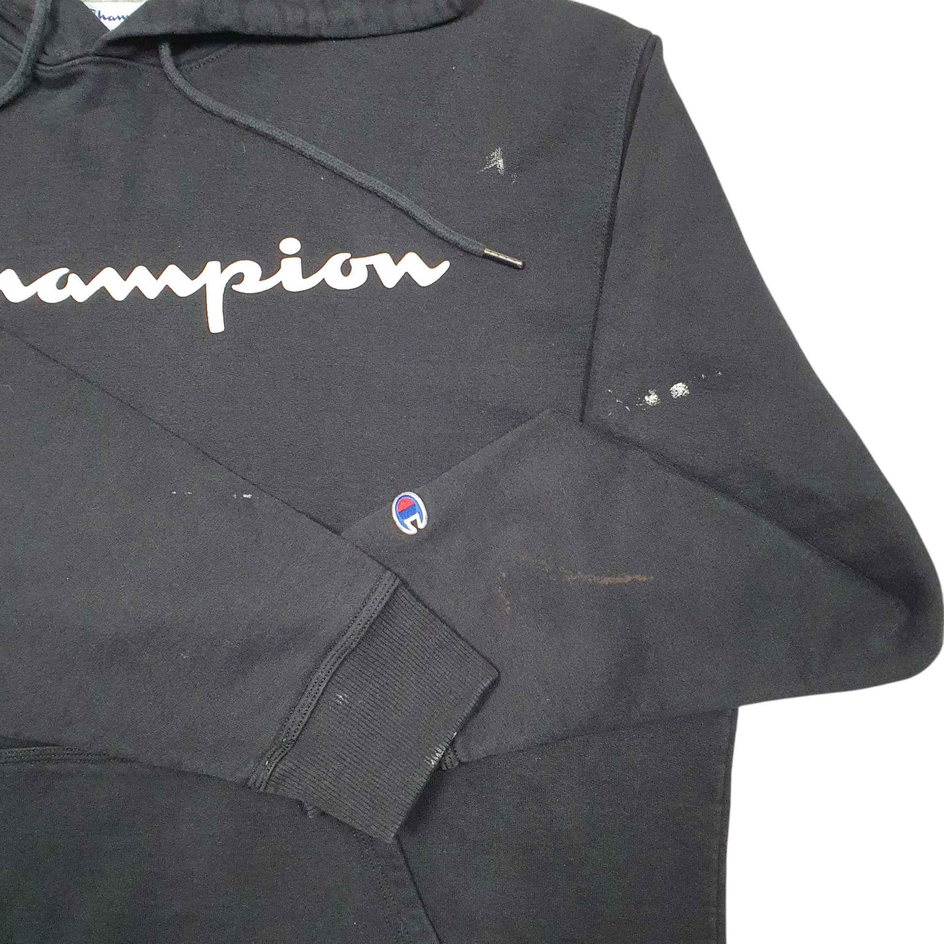Mens Black Champion  Hoodie Jumper