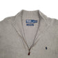 Mens Grey Tommy Hilfiger  Quarter Zip Jumper