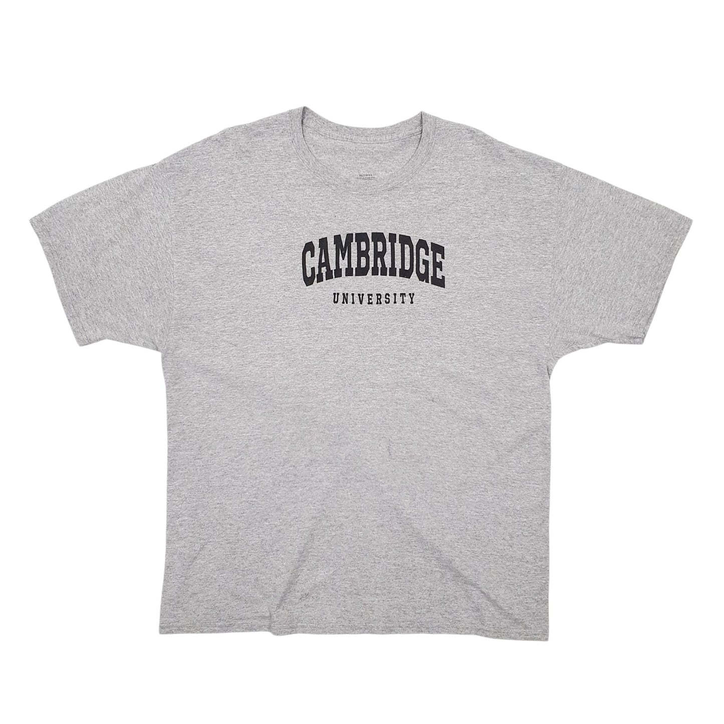 Mens Grey Unbranded Cambridge University Short Sleeve T Shirt