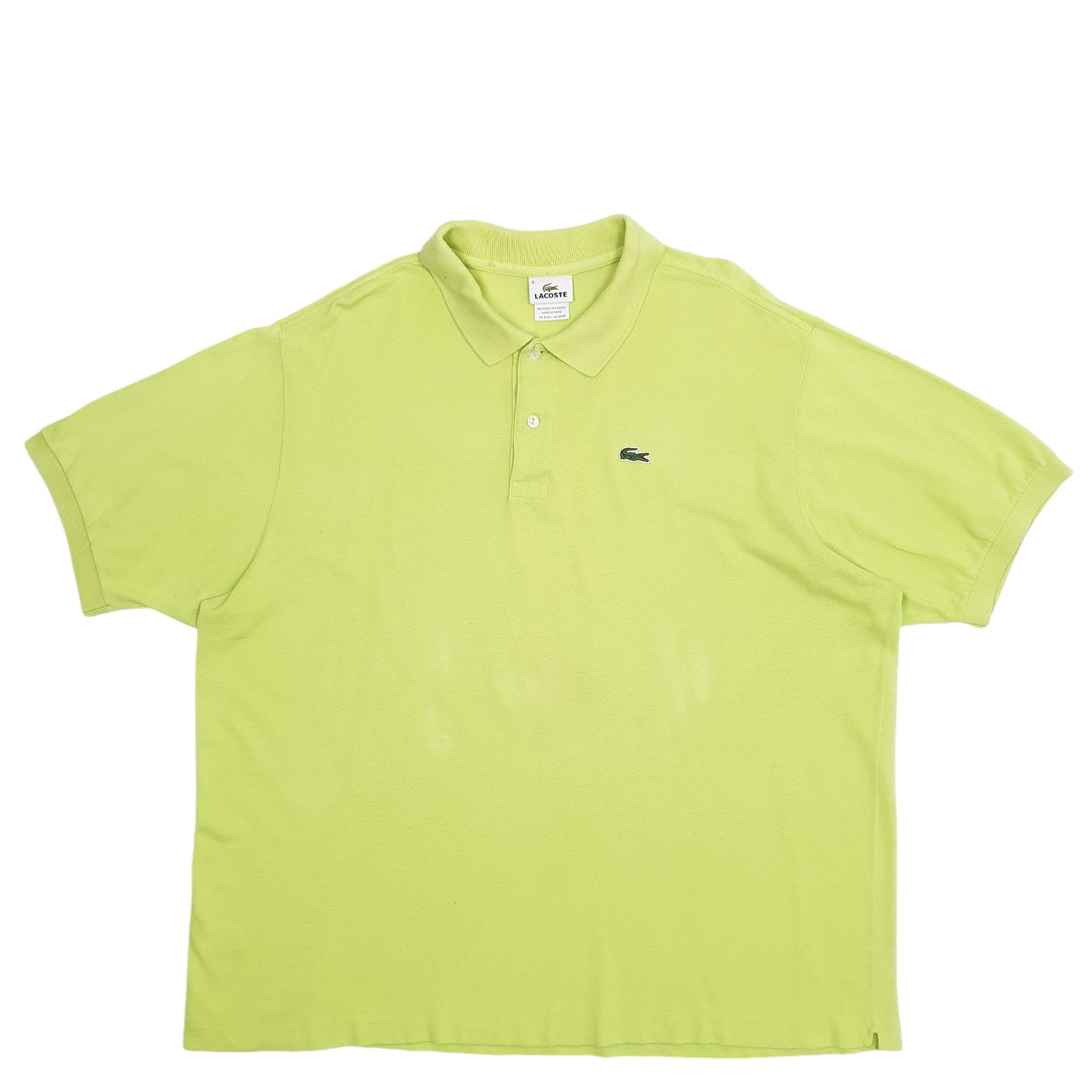 Mens Green Lacoste  Short Sleeve Polo Shirt