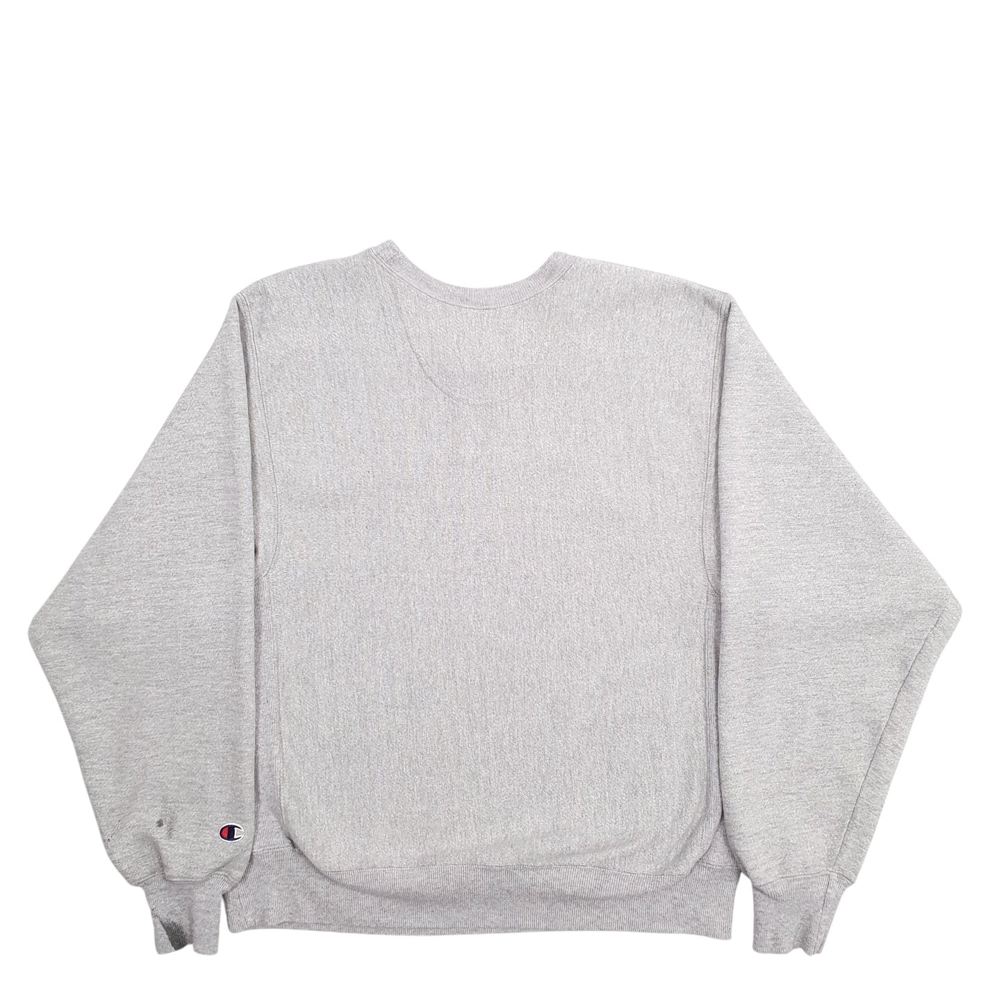 Mens Grey Champion Reverse Weave Northwestern Spellout Crewneck Jumper