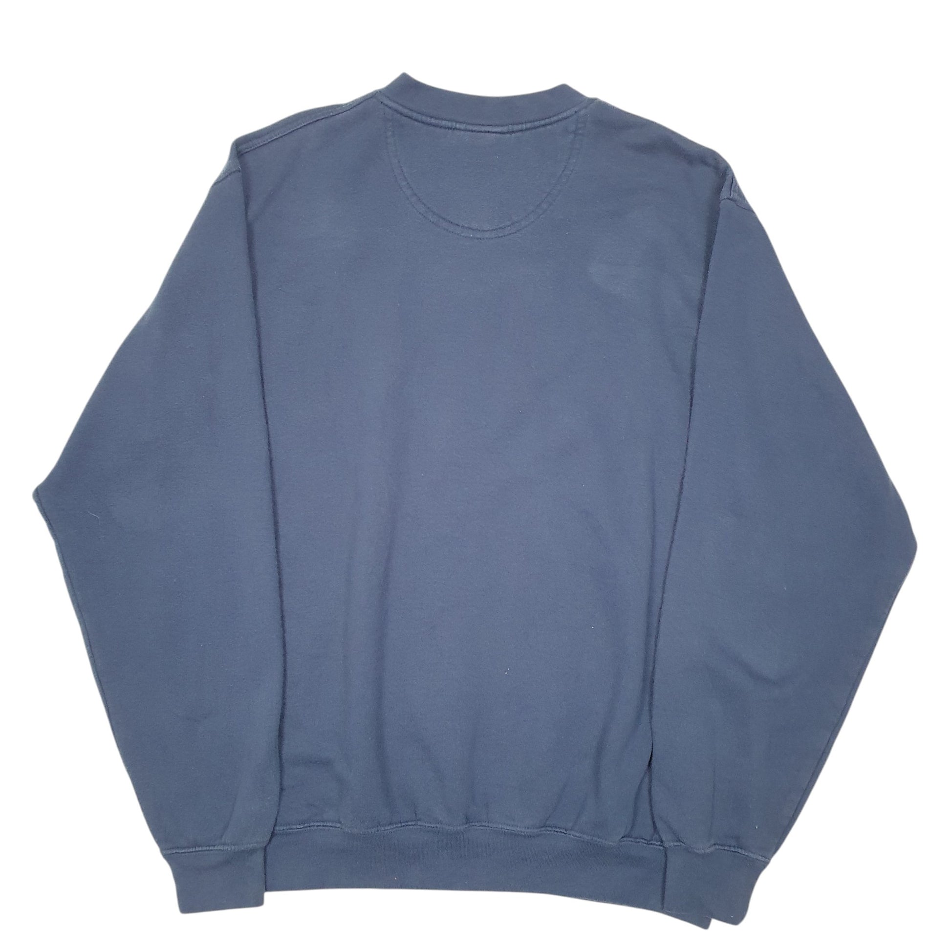 Mens Navy NFL Rams American Football USA Spellout Crewneck Jumper