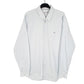 Mens White Lacoste  Long Sleeve Shirt