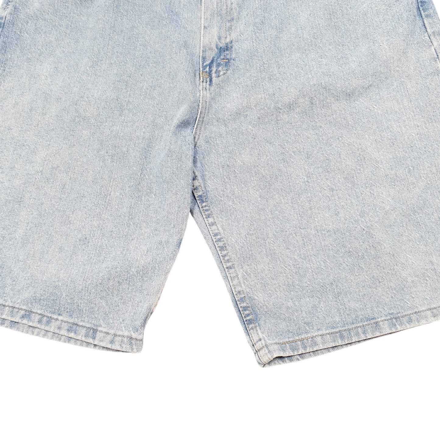 Mens Blue Wrangler Denim Jeans Jorts Relaxed Baggy Denim Shorts