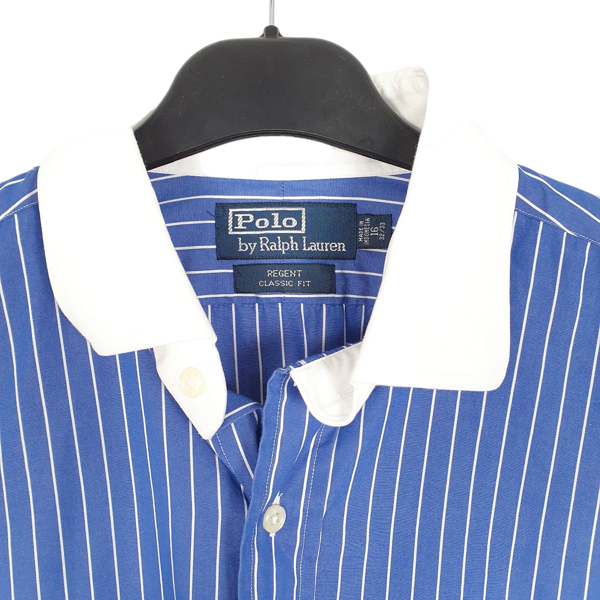 Mens Blue Polo Ralph Lauren Regent Long Sleeve Shirt