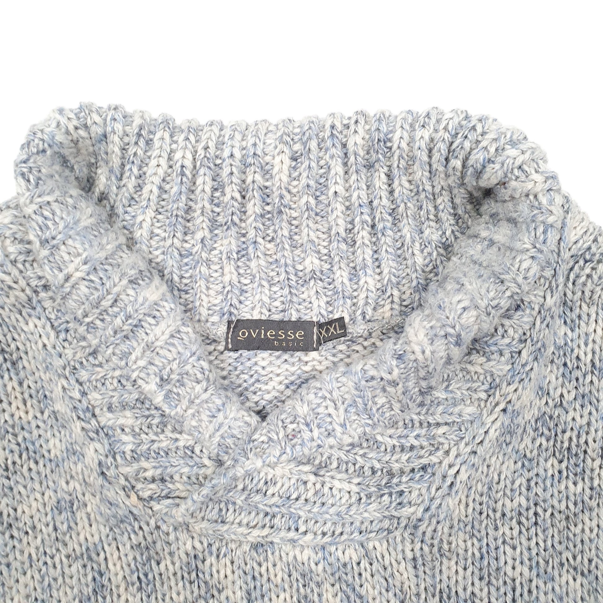 Womens Cream Oviesse Knit Winter Shoal Neck Jumper