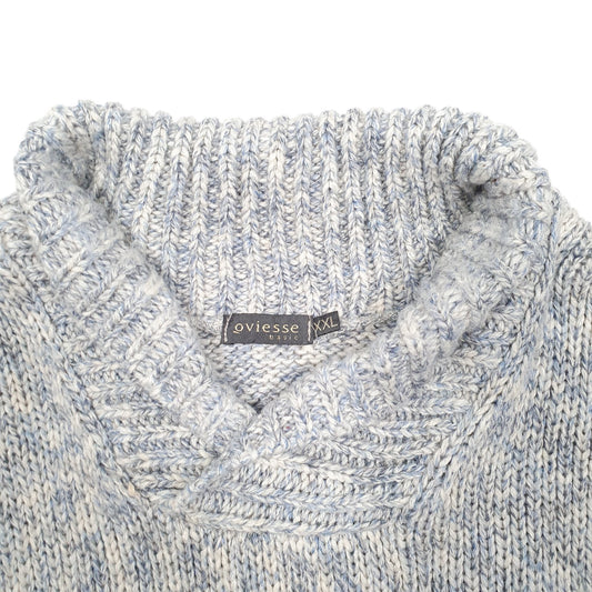 Womens Cream Oviesse Knit Winter Shoal Neck Jumper