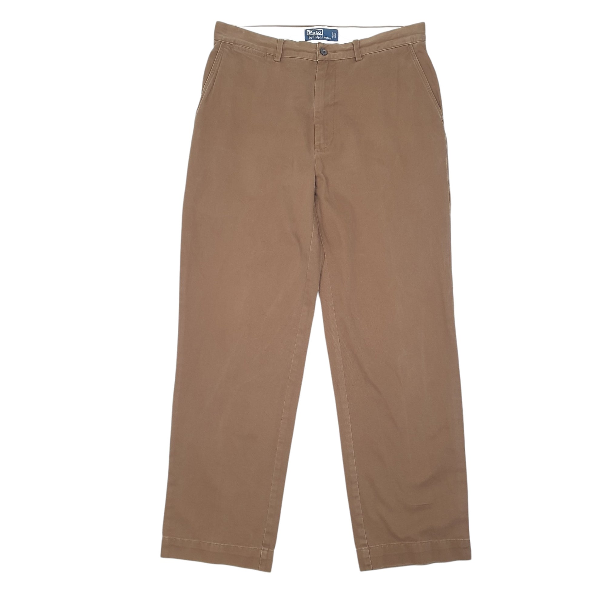 Mens Brown Polo Ralph Lauren Vintage Chino Trousers