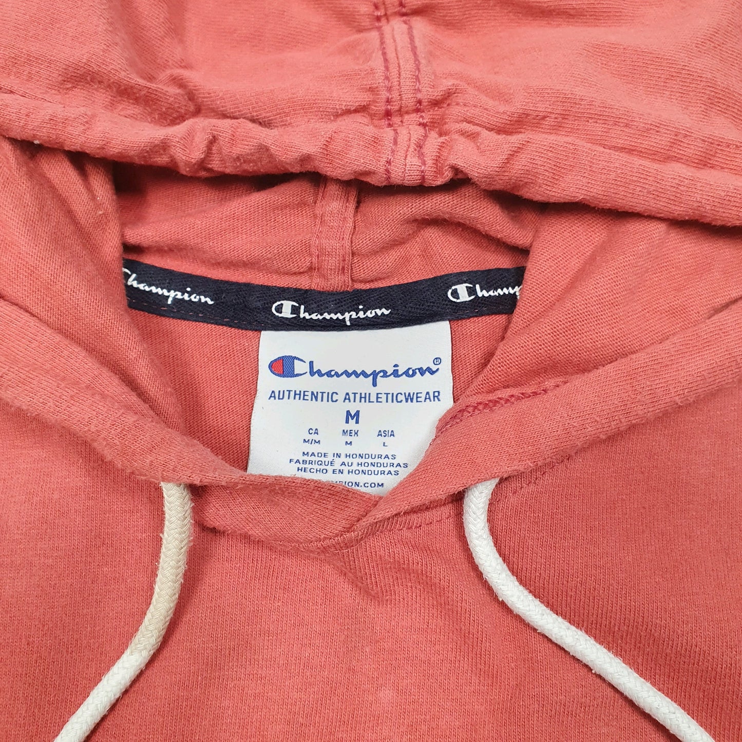 Womens Red Champion Lightweight Hoodie Jumper