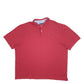 Mens Burgundy Tommy Hilfiger  Short Sleeve Polo Shirt