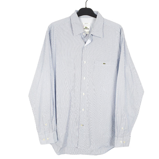 Mens Blue Lacoste  Long Sleeve Shirt