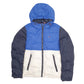 Mens Blue Tommy Hilfiger Hooded Crewneck Coat