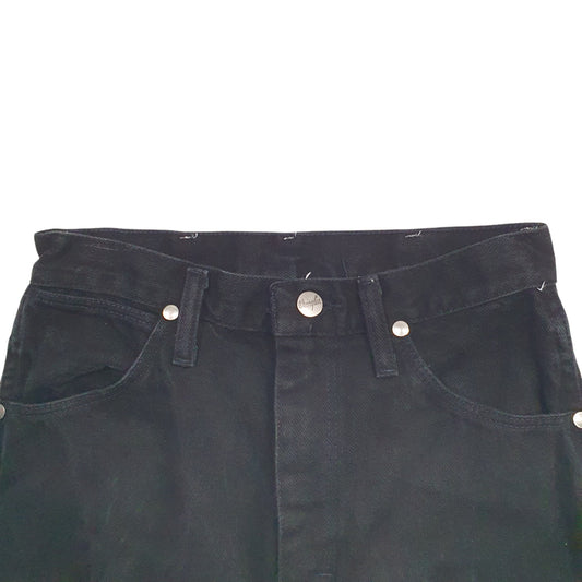 Womens Black Wrangler Made In USA Vintage 90's Casual JeansW26 L32