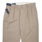 Mens Beige Polo Ralph Lauren Double Pleated Ethan Pants Chino Trousers