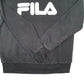 Mens Black Fila Spellout Crewneck Jumper