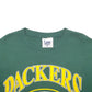 Mens Green Lee Green Bay Packers NFL Vintage 90's Made In USA Crewneck Jumper