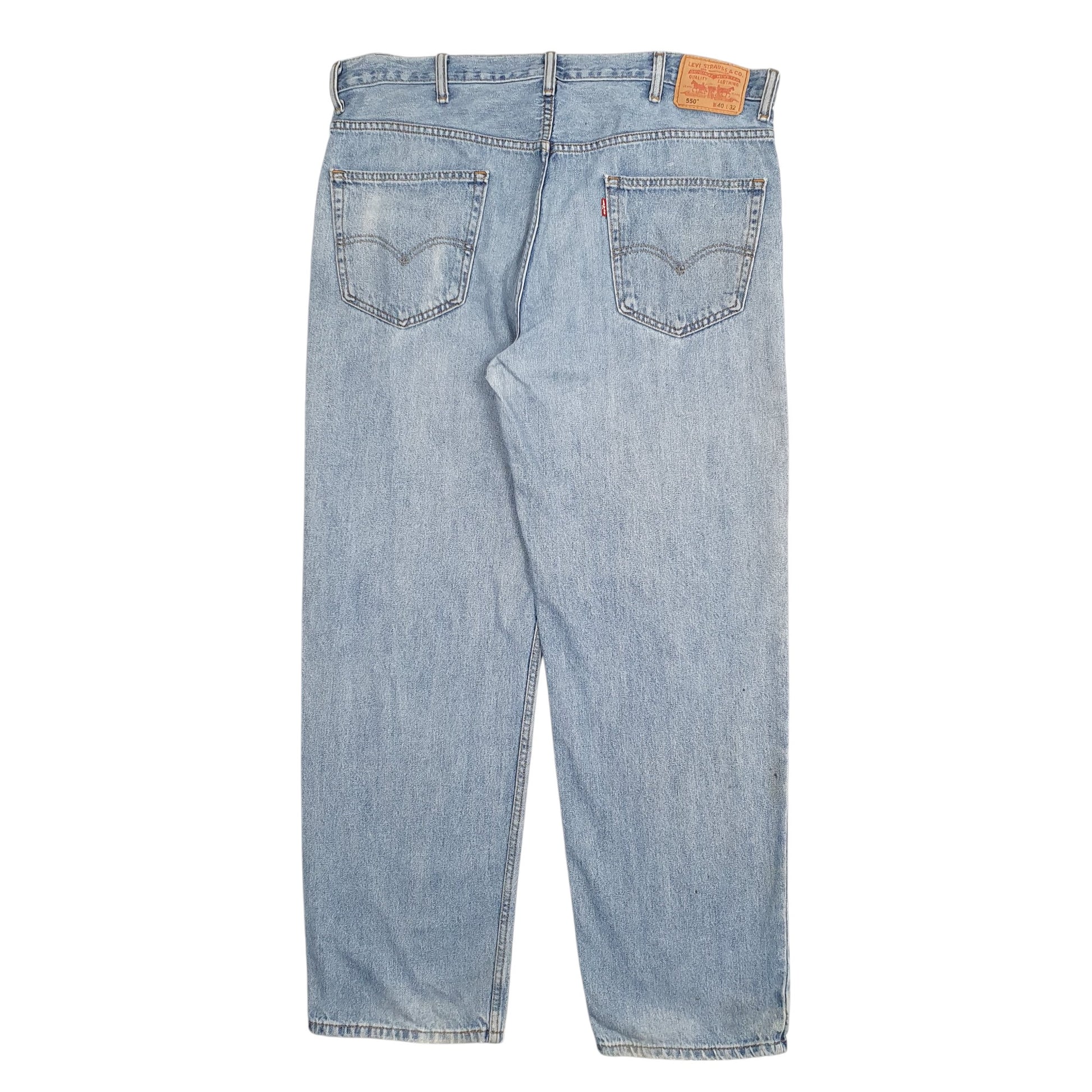 Mens Blue Levis  550 JeansW40 L32