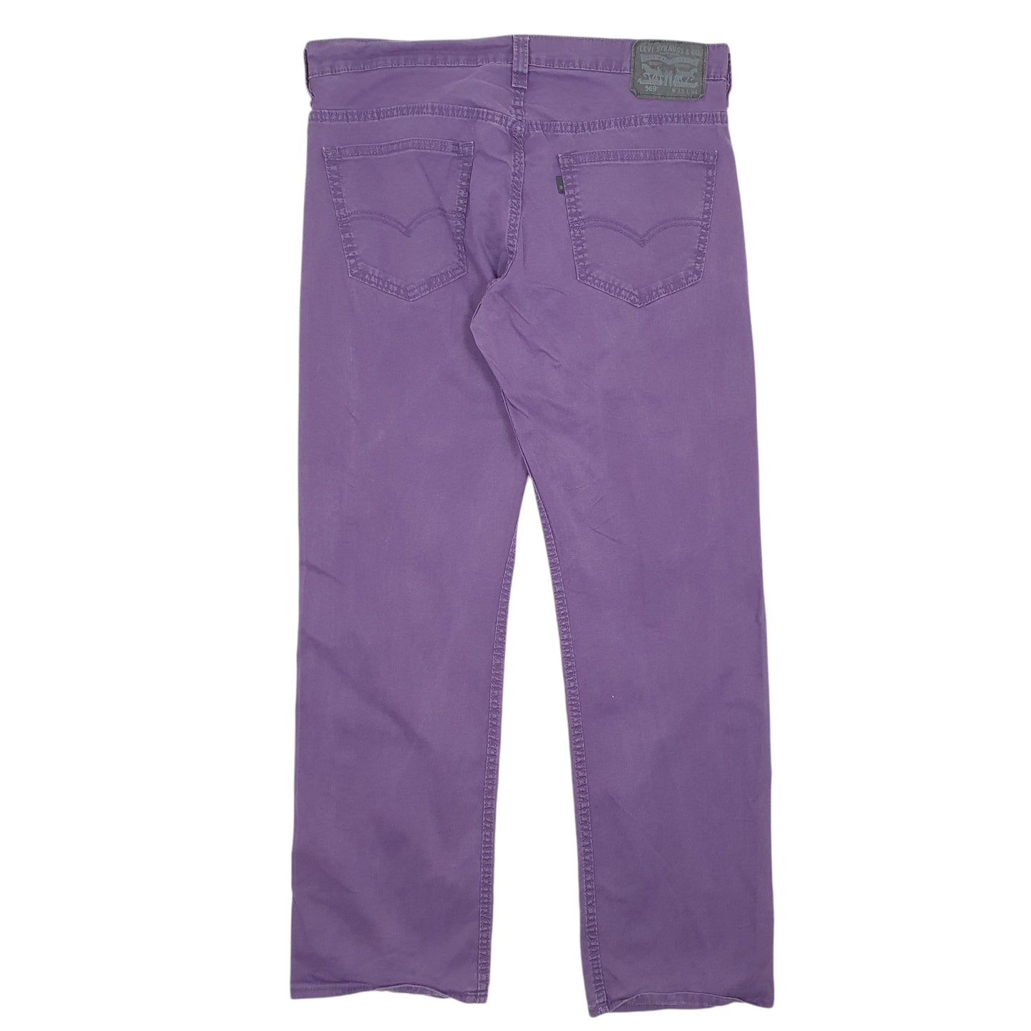 Mens Purple Levis Relaxed Chino Trousers