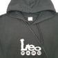 Mens Black Leopard Skateboarding Hoodie Jumper