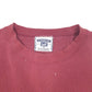 Mens Burgundy Lee Vintage Heavyweight Parker Brass Division Crewneck Jumper