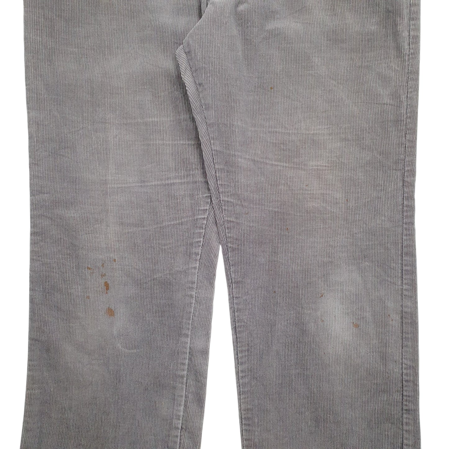 Mens Grey Lee  Corduroy Trousers