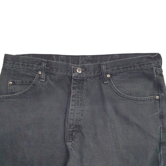 Mens Black Wrangler  Relaxed JeansW38 L32