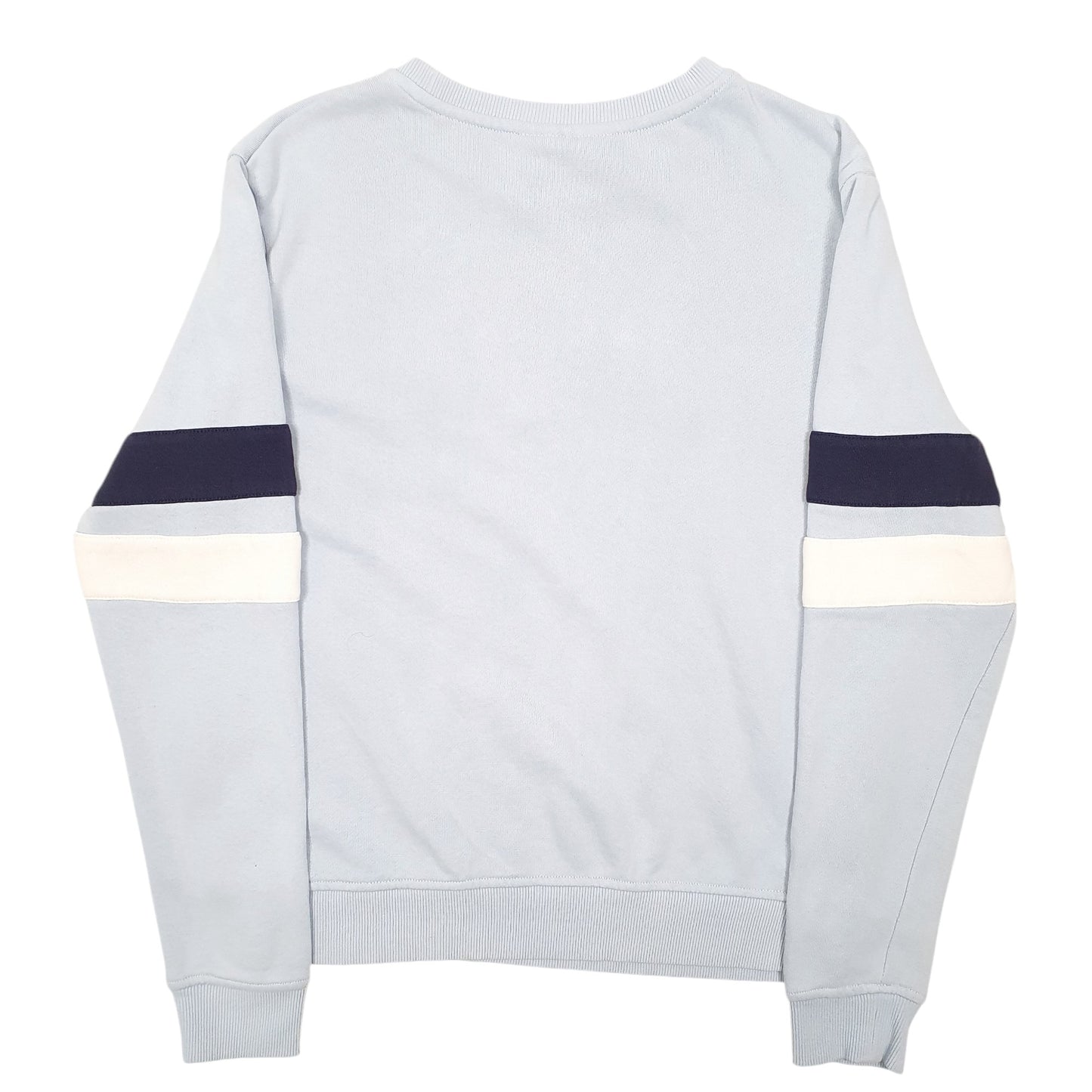 Womens Blue Fila Spellout Crewneck Jumper