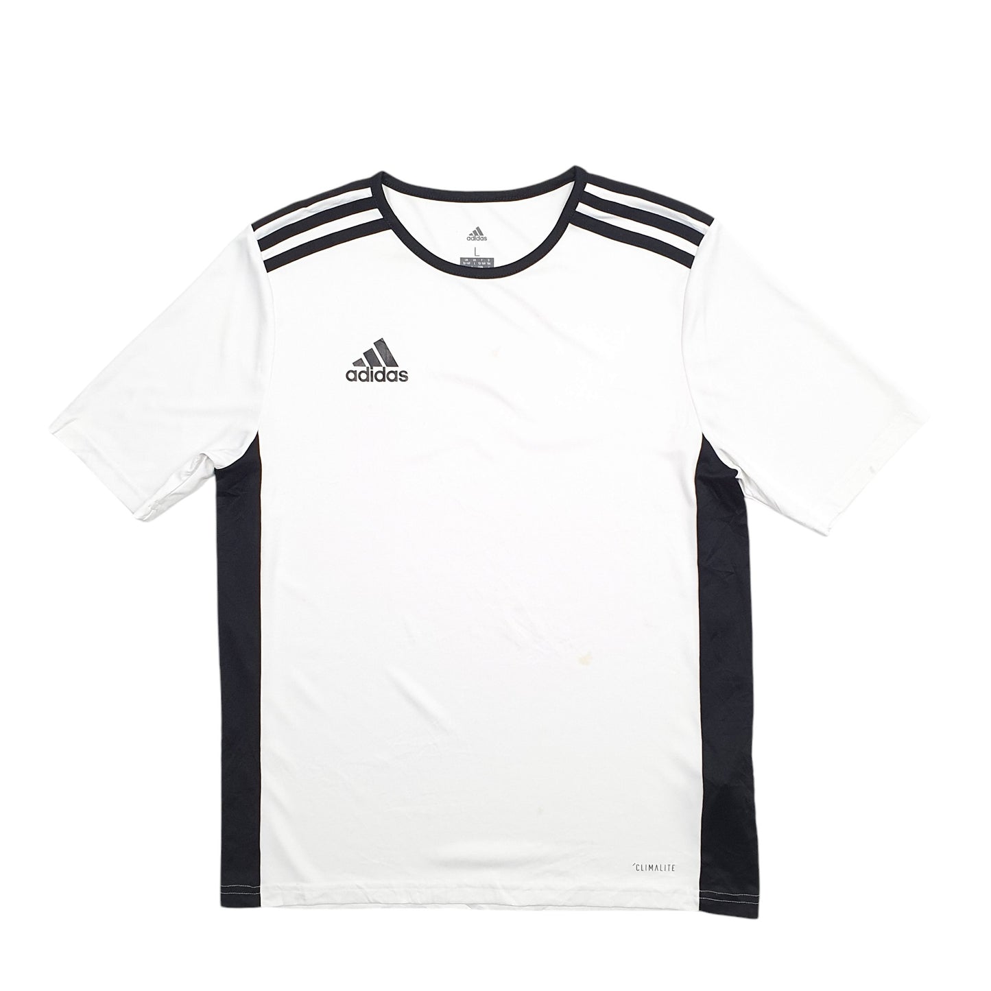 Womens White Adidas  Short Sleeve T Shirt