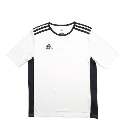 Womens White Adidas  Short Sleeve T Shirt