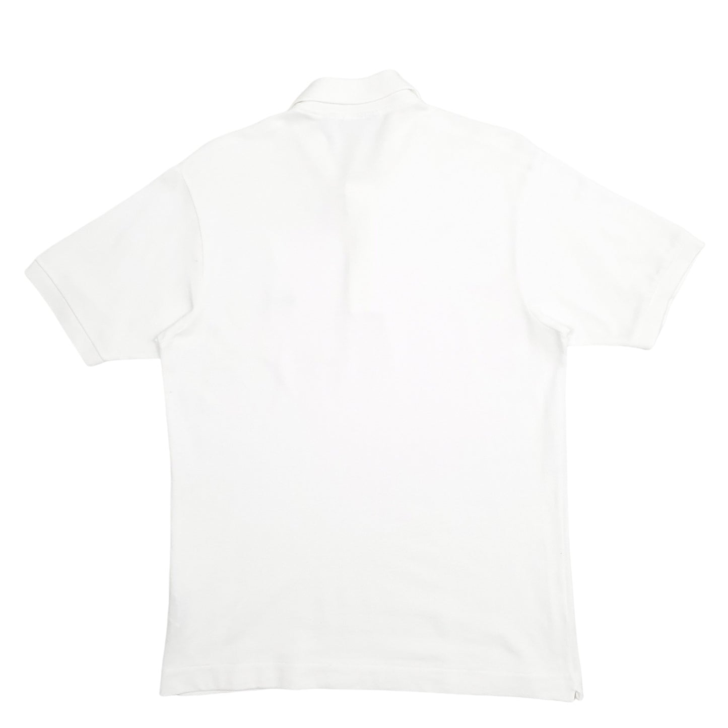 Mens White Lacoste  Short Sleeve Polo Shirt