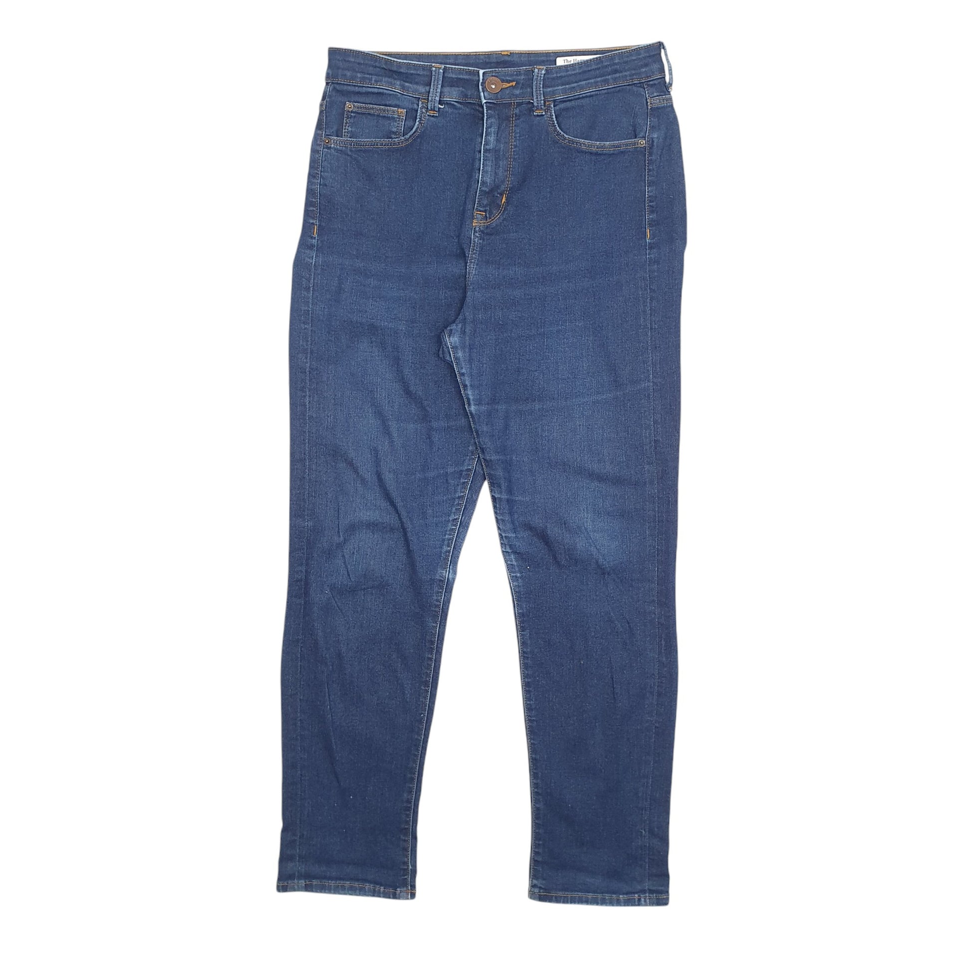 Womens Blue M&S The Harper Cigarette stretch Fit Casual JeansW30 L28