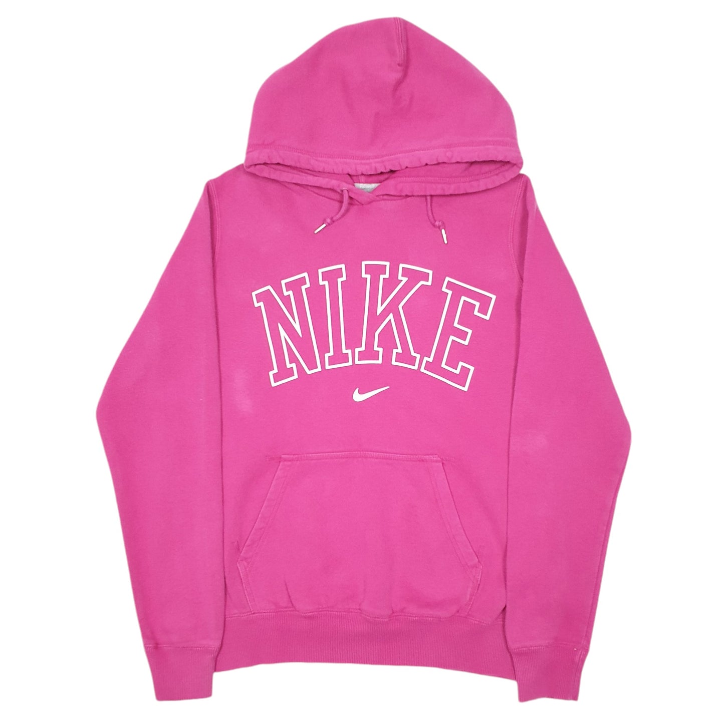 Womens Pink Nike Spellout Hoodie Jumper