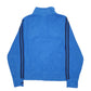 Womens Blue Adidas UCLA Quarter Zip Jumper