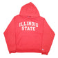 Mens Red Champion Illinois State College USA Hoodie Jumper