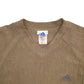 Mens Khaki Adidas Vintage 90's Crewneck Jumper