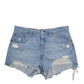 Womens Blue Levis 501 Jorts Denim Shorts