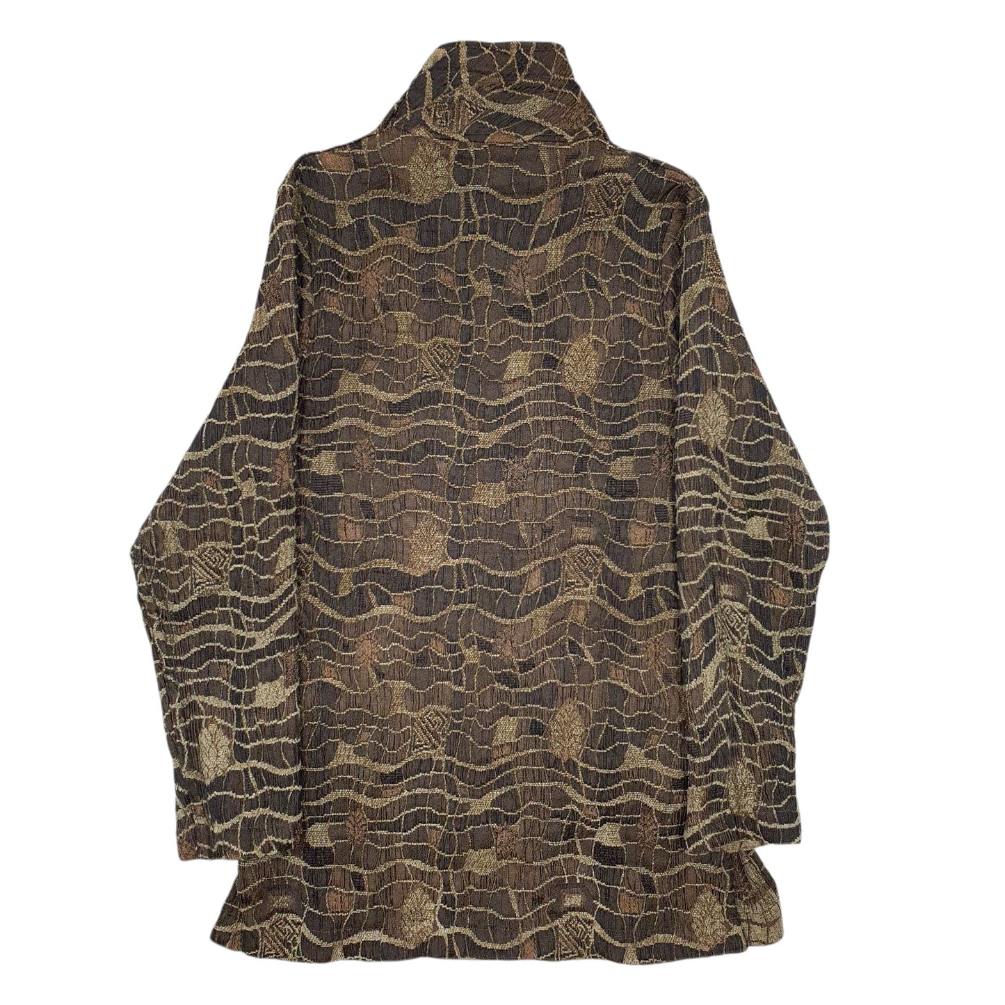 Mens Green Unbranded Reversible Full Zip Jumper