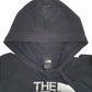 Womens Black The North Face Spellout Hoodie Jumper