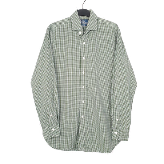 Mens Green Ralph Lauren Oxford Long Sleeve Shirt