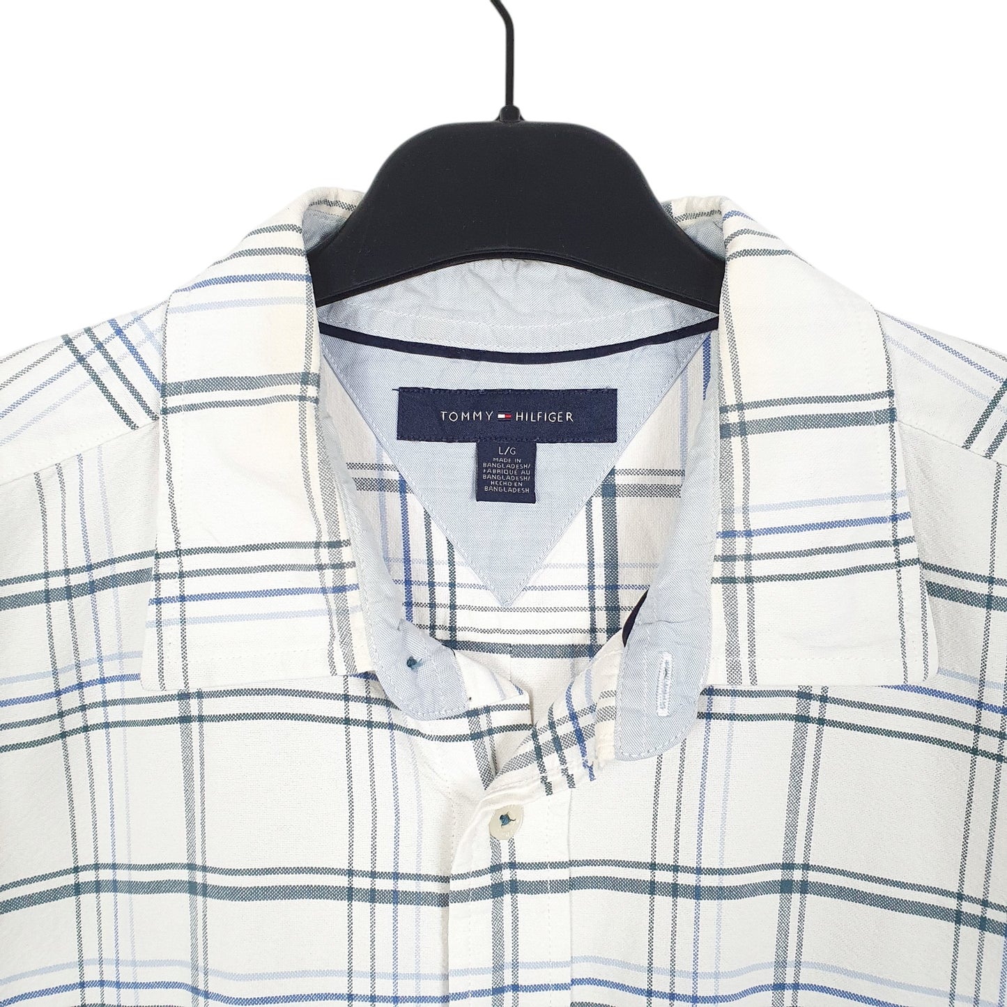 Mens White Tommy Hilfiger  Short Sleeve Shirt