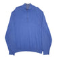 Mens Blue Nautica Knit Quarter Zip Jumper