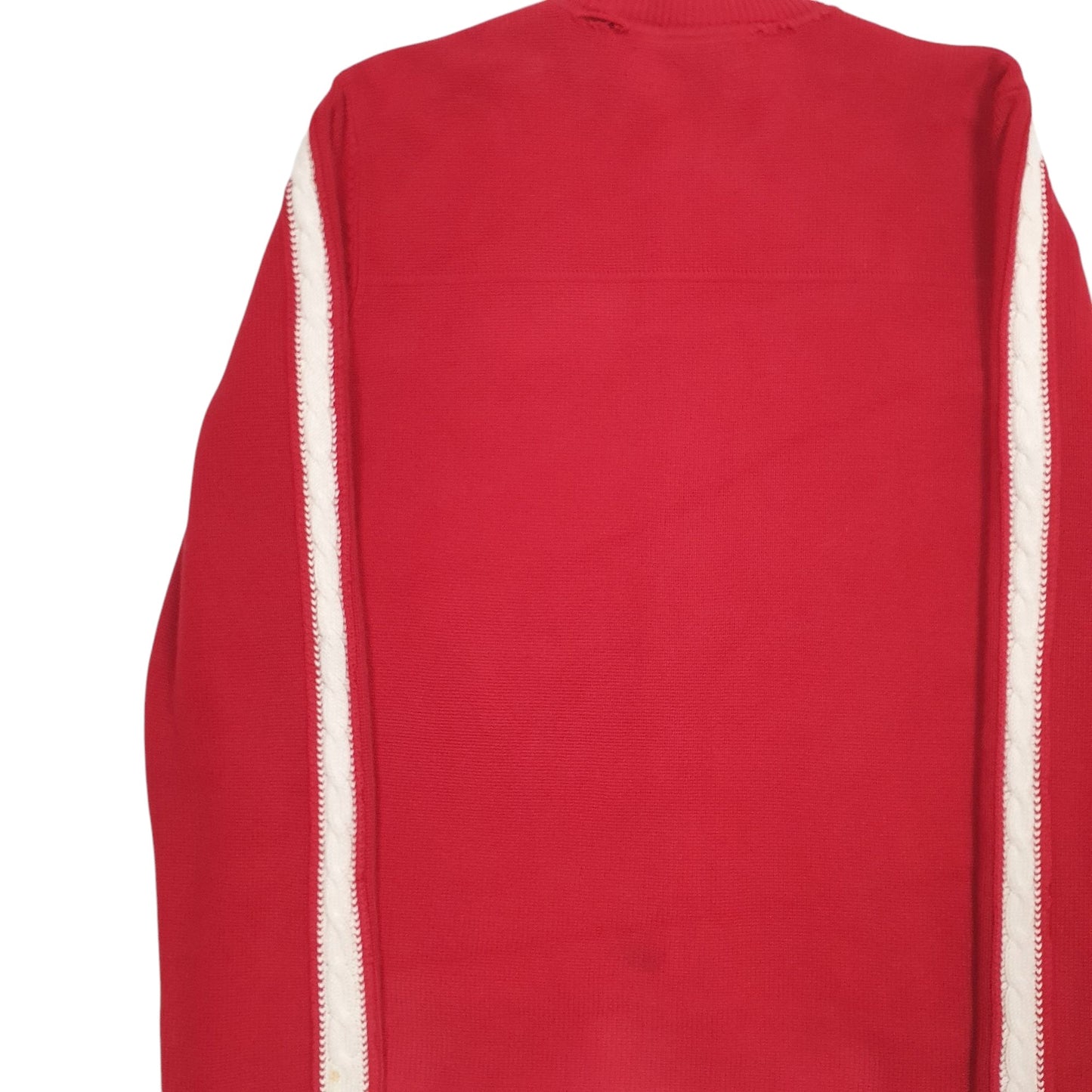 Womens Red Tommy Hilfiger Vintage Full Zip Jumper