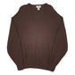 Mens Brown L L Bean Made In Scotland V Neck Jumper